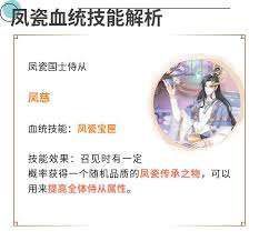 全民养成之女皇陛下茗茶血统有什么技能