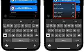 苹果iPhone15怎样调节音频消息播放速度